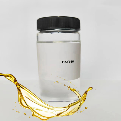 Poly Alpha Olefin Pao40 Synthetic Base Oil for Thickener 188.000kg Package Gross Weight